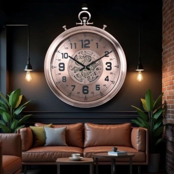 Çarklı Duvar Saati 52 Cm