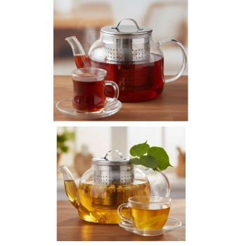 Çay Süzgeci Büyük Boy Paslanmaz Çelik Demlik İçi Çay Süzgeci Geniş Hacimli ve Dayanıklı