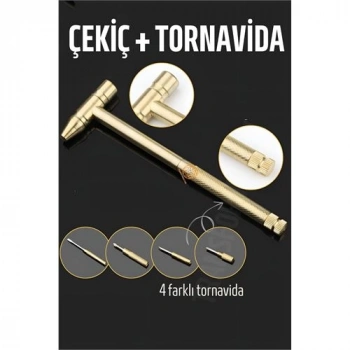 Çekiç ve 4 Farklı Tornavida Multi Set 721302