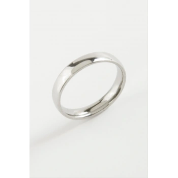 Çelik Alyans Yüzük 4 mm