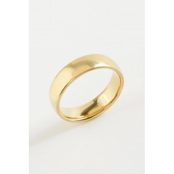 Çelik Alyans Yüzük 6 mm