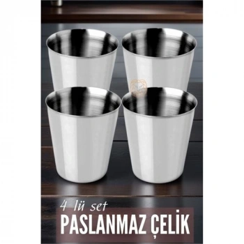 Çelik Bardak Seti 4 Adet Fazio Giacinto Design 719313