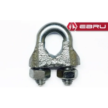 Çelik Halat Bağlama, Düğüm, Klemens 10 Mm - 25 Adet