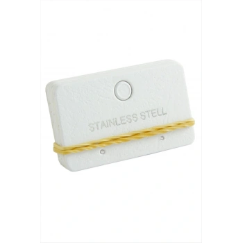 Çelik Yazılı Küpe Kartı 100 Adet