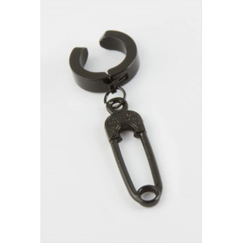 Çengel Erkek Çelik Küpe