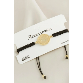 Çeyrek Makrome Örgülü Bileklik