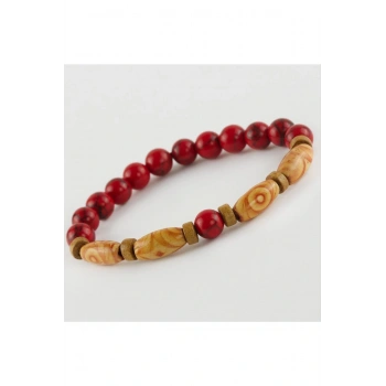 Ceyt Ahşap Trend Yeni Sezon Doğaltaşlı Bileklik