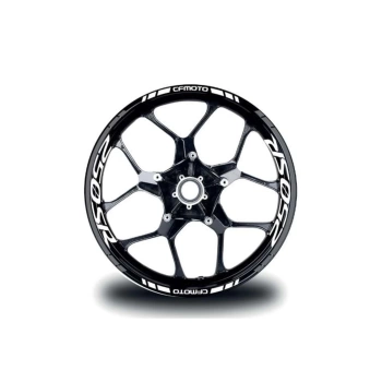 Cfmoto 250sr Jant Sticker Iç & Dış Takım Etiket Modeli Gri - Beyaz