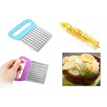 Chips Chopper Şekilli Sebze ve Meyve Dilimleyici (4887)