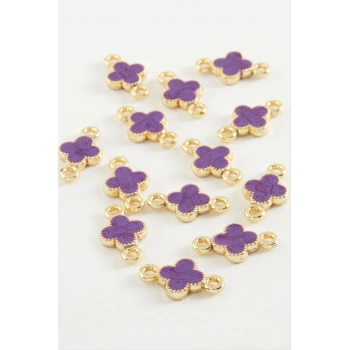 Çiçek Çift Kulplu Mineli Bileklik ve Kolye Ucu Aparatı 1 Adet