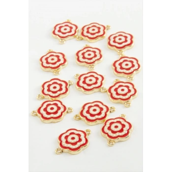 Çiçek Çift Kulplu Mineli Bileklik ve Kolye Ucu Aparatı 1 Adet