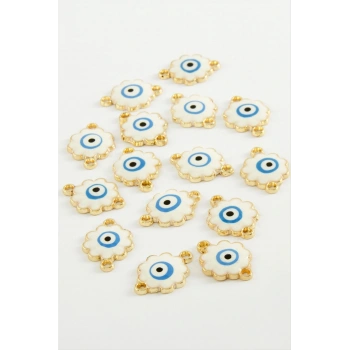 Çiçek Çift Kulplu Mineli Bileklik ve Kolye Ucu Aparatı 1 Adet