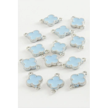 Çiçek Çift Kulplu Mineli Bileklik ve Kolye Ucu Aparatı 1 Adet