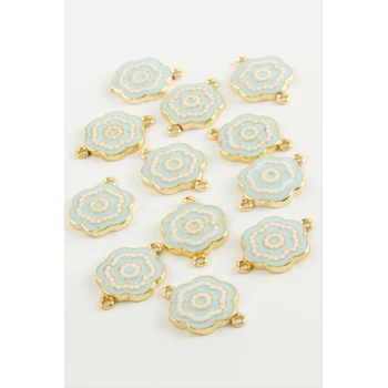 Çiçek Çift Kulplu Mineli Bileklik ve Kolye Ucu Aparatı 1 Adet