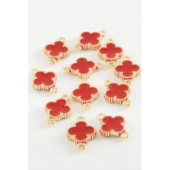 Çiçek Çift Kulplu Mineli Bileklik ve Kolye Ucu Aparatı 1 Adet