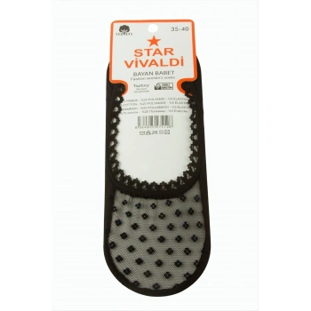 Çiçek Dantel Babet Çorap