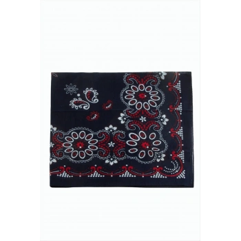 Çiçek Desenli Bandana 50*50