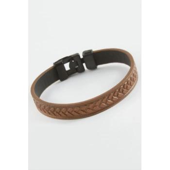 Çiçek Kaliteli Suni Deri Bileklik