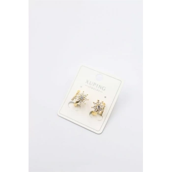 Çiçek Küpe - Altın