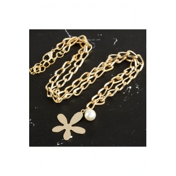 Çiçek Lüx Zincir Kolye