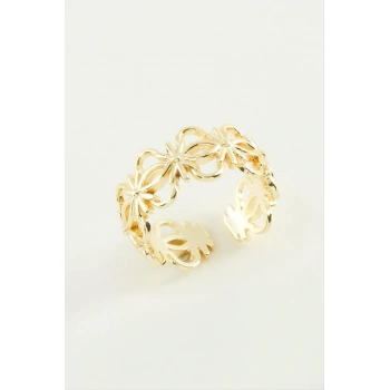 Çiçek Metal Yüzük