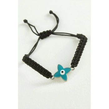 Çiçek Nazar Makrome İp Bileklik