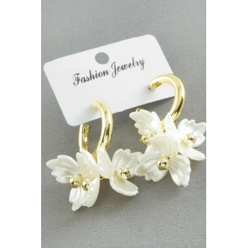 Çiçek Plastik Küpe