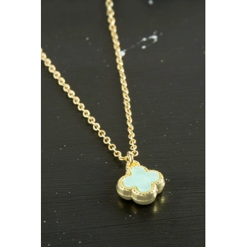 Çiçek Polyester Kolye