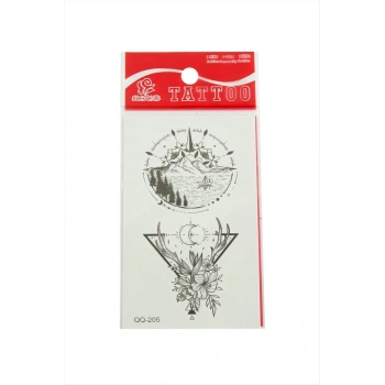 Çiçek Tattoo Dövme Sticker