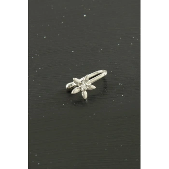 Çiçek Tragus Zirkon Taşlı Piercing 1 Adet