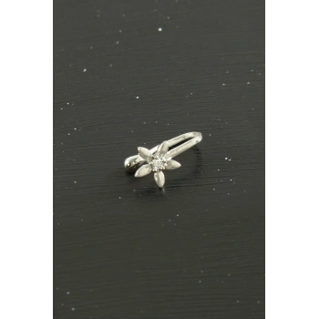 Çiçek Tragus Zirkon Taşlı Piercing 1 Adet