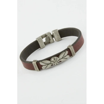 Çift Başlı Kartal Suni Deri Bileklik