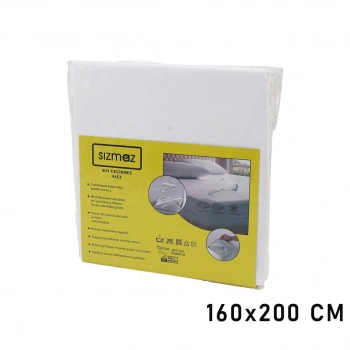 ÇİFT KİŞİLİK  YATAK KORUYUCU  SIVI GEÇİRMEZ  ALEZ  160X200CM   HAVA ALIR   ANTİBAKTERİYEL   ANTİALERJİK (4887)