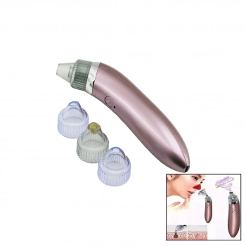 CİLT BAKIM ALETİ VAKUMAKNE GÖZENEK TEMİZLEME - SİVİLCE ÇIKARMAUSB ŞARJ- 4BAŞLIK (4887)