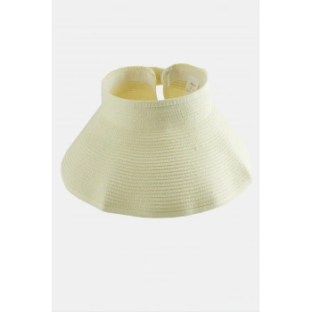 Cırtcırtlı Hasır Plaj Şapkası