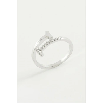 Çivi Zirkon Taşlı Yüzük