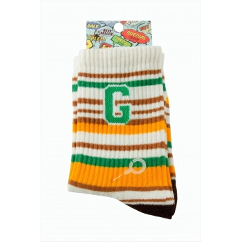 Çizgili Kolej Çorap 8*28