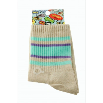Çizgili Kolej Çorap 8*28
