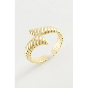 Çizgili Metal Yüzük