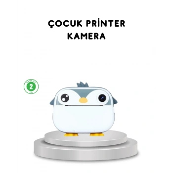 Çocuk Fotoğraf Makinesi Termal Baskılı Anında Çıktı Hd Video Kayıtlı