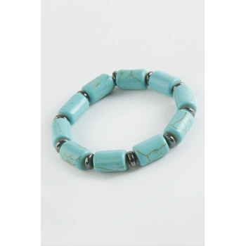 Çocuk Turkuaz Doğaltaş Bileklik 6 mm