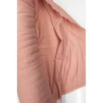 Çok Amaçlı Müslin Pamuklu Bebek Örtü ve Battaniye Kumaşı Müslin Bez Pudra 30K