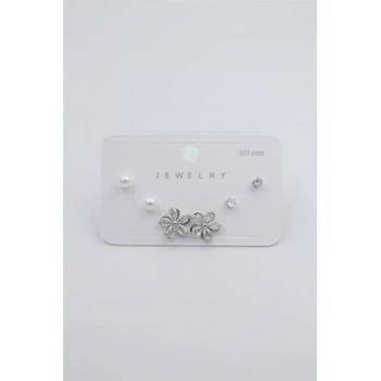 Çoklu Set Küpe - Gümüş