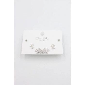 Çoklu Set Küpe - Gümüş
