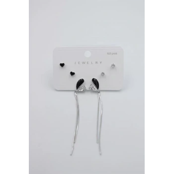 Çoklu Set Küpe - Gümüş