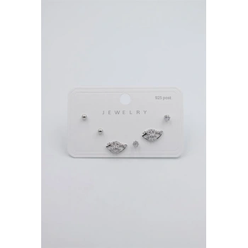 Çoklu Set Küpe - Gümüş