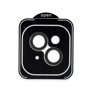 Apple iPhone 13 PVD Metal Kamera Lens - Siyah