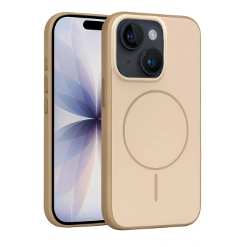 Apple iPhone 14 Neva Magsafe Kapak - Gold