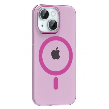 Apple iPhone 14 PC Blank Magsafe Kapak - Pembe