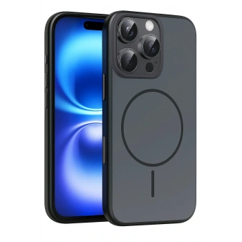 Apple iPhone 16 Pro Max Neva Magsafe Kapak - Siyah